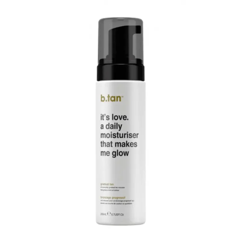 B.TAN Mousse Autoabbronzante It's Love. A Daily Moisturiser That Makes Me Glow 200ml