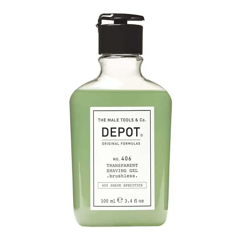 DEPOT no.406 Transparent Shaving Gel 100ml