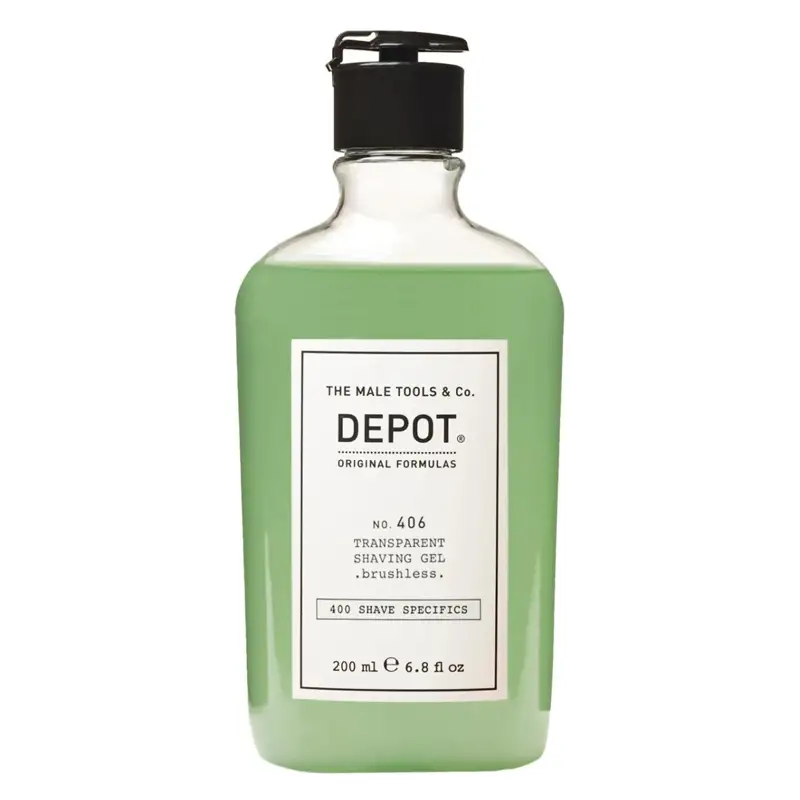 DEPOT no.406 Transparent Shaving Gel 200ml