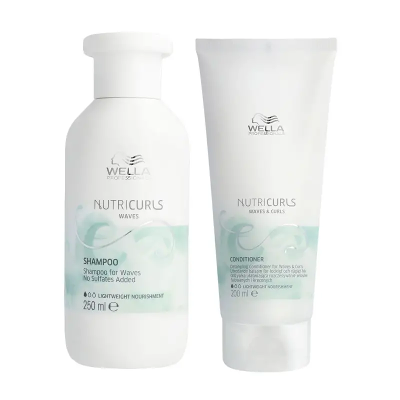 WELLA Kit Nutricurls Waves Shampoo 250ml + Conditioner 200ml